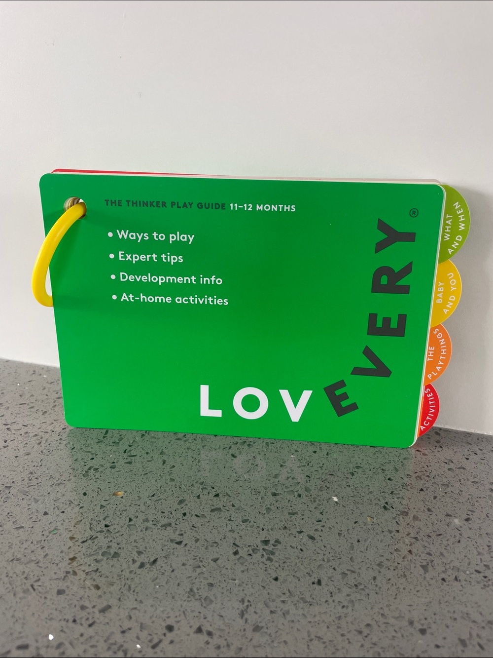 Lovevery The Thinker Play Guide
